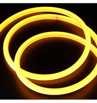 Gul D16 Neon Flex LED - 8W per meter, IP67, 230V