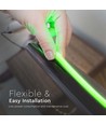 5m 10W/m Grønn COB-LED strip - 24V DC, IP67, 320 LED pr. meter, COB LED