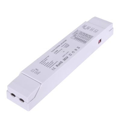 52W Triac dimbar driver for LED-panel - 30-42V, 800-1380mA, Triac + 0-10V, flicker free