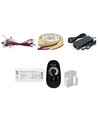 11W per trinn Trappe LED COB stripsett - 24V DC, IP20, Opptil 16 trinn, tenn/slukk