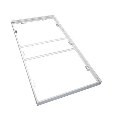 V-Tac Ramme til 120x60 LED panel - Samlesett, lett å sette opp med skruer, hvit kant