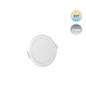12W Smart Home LED innfellingspanel - Tuya/Smart Life, Google Home og app, hull: Ø15,5 cm, mål: Ø16,2 cm