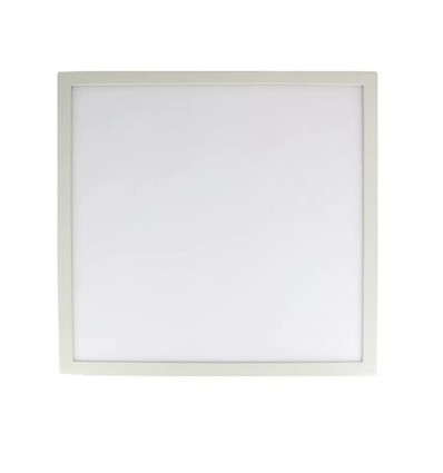 V-Tac 60x60 bakbelyst LED panel - 40W, flicker free, hvit kant