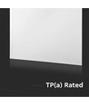 V-Tac 60x60 bakbelyst LED panel - 40W, flicker free, hvit kant