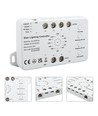 Trappe LED COB stripsett, 11W per trinn - 24V DC, IP20, Opptil 16 trinn, med sensor + fjernkontroll
