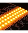 1,1W LED-modul - 12V DC, IP66, vanntett gul, perfekt til skilt og spesialløsninger