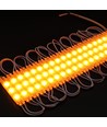 1,1W LED-modul - 12V DC, IP66, vanntett gul, perfekt til skilt og spesialløsninger