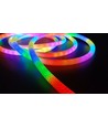 5m RGBIC Neon flex slange, komplett sett - Vevd tau, Bluetooth App, fjernkontroll, USB