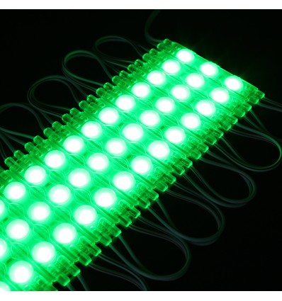 1,1W LED-modul - 12V DC, IP66, vanntett grønn, perfekt for skilt og spesialløsninger