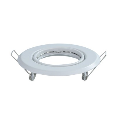 2 stk. MR16 eller GU10 Downlight-sett, Hvit, Hull: Ø7 cm, Mål: Ø9,3 cm