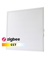 36W Zigbee CCT Smart Home LED-panel - 60x60, CCT, bakbelyst, hvit kant