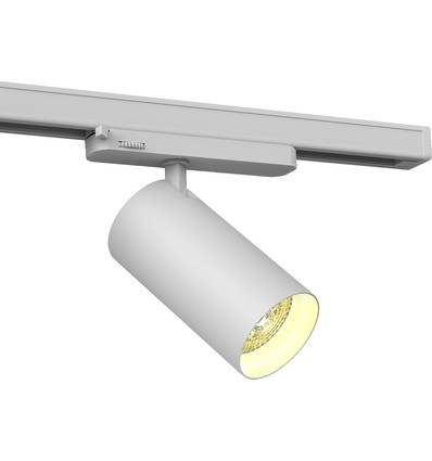 30W 3-faset RA90 Philips LED skinnespot - 100 lm/W, 36 grader, Hvit