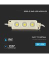 0,72W Vanntett RGB LED-modul - 12V DC, IP67, perfekt for skilt og spesialløsninger