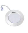 LEDlife Reco68 møbelspot RA92 - Hull: Ø5,5 cm, Mål: Ø6,8 cm, børstet stål, 2,7W, 12V DC