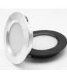 LEDlife Reco68 møbelspot RA92 - Hull: Ø5,5 cm, Mål: Ø6,8 cm, Svart, 2,7W, 12V DC