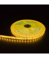5m 10W/m Gul LED-strip - 24V DC, IP65, 120 LED pr. meter