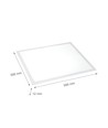 Algine LED 230V 45W - 100lm/W, IP20, 600x600mm, kald hvit, takpanel