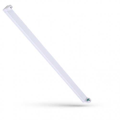 60cm T8 LED armatur - Til 1x 60cm LED rør, IP20 innendørs, hvit, kan seriekobles