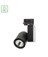 30W 3-faset skinnespot - 24 grader, sort, varm hvit, COB LED