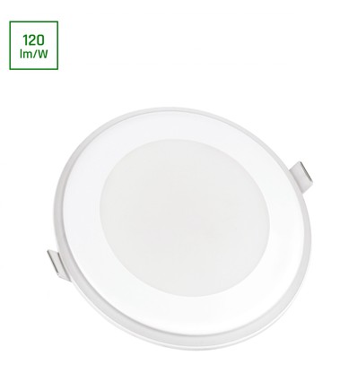 5,5W Fiale 3-trinns dimbar - Rund, hvit kant