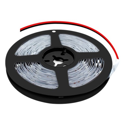 Nær infraröd 730 nm 4,8W/m 12V LED stripe - 5m, IP20, 60 LED per meter