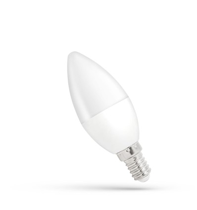 E14 4W LED kronepære - G45, 6000K, kald hvit