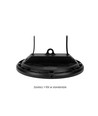 200W LED high bay, 180lm/W - DALI dimbar, 90 grader, IP65, IK08, sort kabinett