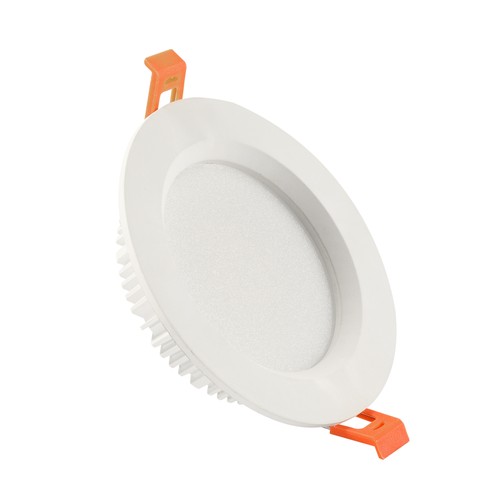 12W Ø14cm innfellingspanel - IP44 våtrom, hull: Ø11cm, hvit, 5 års garanti