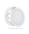 ALGINE 2-i-1 Downlight 12W 1160lm - Varm Hvit, 230V, IP20, Rund