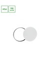 18W LED taklampe med sensor - Ø22cm, hvit kant, innebygd bevegelsessensor