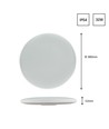 32W LED sensorlampe - IP54, 3450lm, 6000K, kald hvit, innebygd sensor