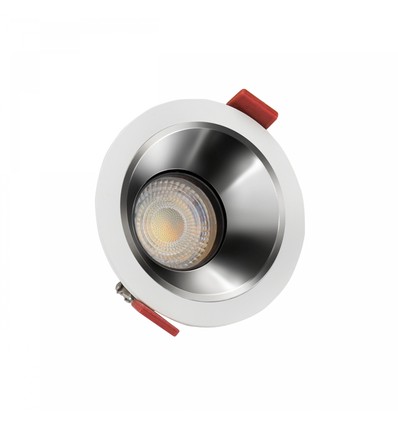 FIALE COMFORT innfellingsspot - Til GU10, aluminium, hvit ring, uten lyskilde