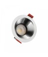 FIALE COMFORT innfellingsspot - Til GU10, aluminium, hvit ring, uten lyskilde