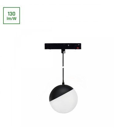 10W SHIFT Basic Kule Lampeskjerm Opphengt - 3000K, Sort, 9cm