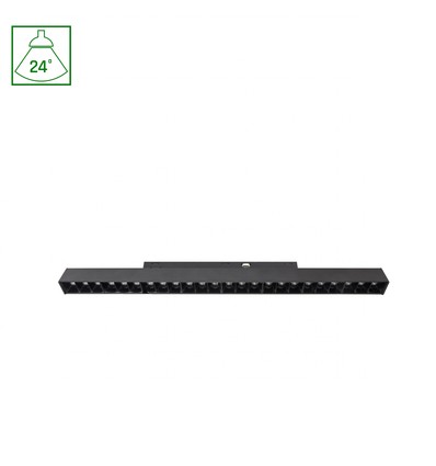 18W SHIFT Basic - Gitter m/ Lineært lysarmatur 33cm - 3000K, Sort