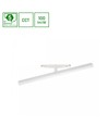 12W dimbar SHIFT Smart Beam skinnebelysning - 150°, CCT, hvit, Ø28x40x7.5cm, Zigbee