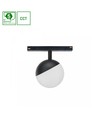 5W dimbar SHIFT SMART skinnebelysning Ø100x130mm - 165°, CCT, sort, Zigbee