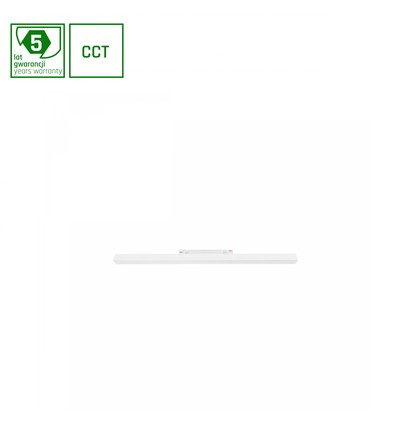 17W dimbar SHIFT Smart-Line skinnebelysning 60,2cm - 100°, hvit, CCT, Zigbee