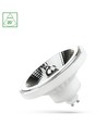 GU10 10W dimbar LED-spot - AR111, hvit, 20° spredning