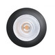 LEDlife Unni68 møbelspot - Hull: Ø5,6 cm, Mål: Ø6,8 cm, RA95, svart, 12V DC