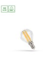 E14 5,5W LED kronepære - 120lm/W, 660lm, filament, 300° beam, varm hvit