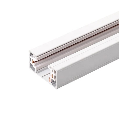 LEDlife 1,5 meter skinne til skinnespots - Hvit, 1-faset, 1F3W, komplett med tilkobling og endestykke