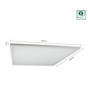 60x60 ALGINE DUO 2-in-1 LED panel, 30W - 133lm/W, nøytral hvit, 5 års garanti