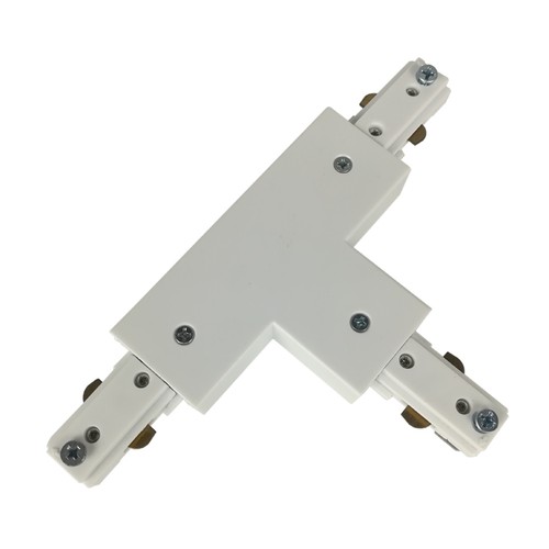 LEDlife T-kobling for skinnebelysning - Hvit, 1-faset, 1F3W