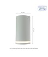 Chloe Mini Ring takspot - Hvit, GU10, Ø5,5cm, uten lyskilde, IP20 innendørs