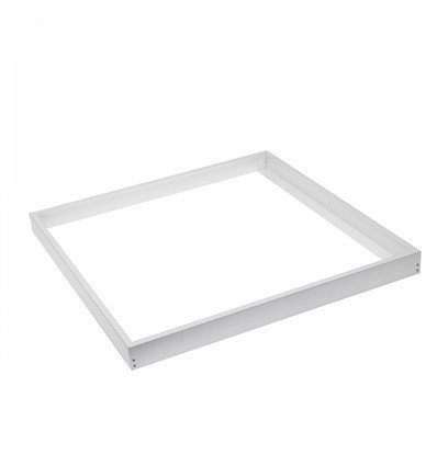 60x60 påbygningsramme til LED panel - Hvit, høyde 4,5-5cm, til Algine armaturer