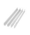 60x60 påbygningsramme til LED panel - Hvit, høyde 4,5-5cm, til Algine armaturer