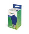 E27 4,9W Blå LED-pære - A50, mattet