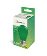 Spectrum 4,9W Grønn LED pære - Matt, E27, A50, 230V