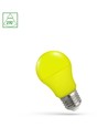 Spectrum 4,9W Gul LED pære - Matt, E27, A50, 230V